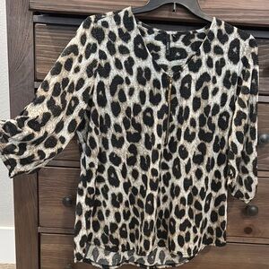 Leopard Print Women's Top